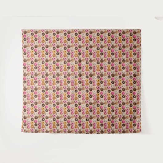 Donut Fun Tapestry Wandteppich (Vorderseite (Horizontal))