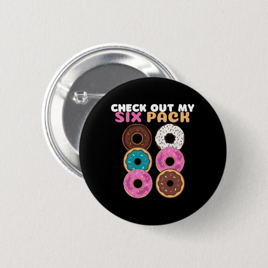 Donut Funny Button (Vorne & Hinten)