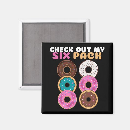 Donut Funny Magnet (Vorderseite/Rückseite)