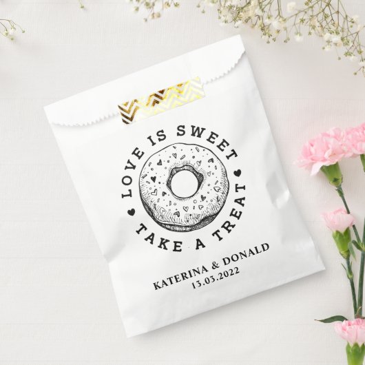 Donut Gastgeschenk Hochzeit Bag Geschenktütchen (Versiegelt)