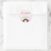 Donut Gastgeschenk Tag Aufkleber Siegel nicht aufw (Tasche)