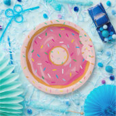 Donut Geburtstag Donut mit Sprinklen Geburtstag Pappteller (Party)