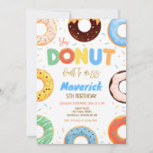 Donut-Geburtstags-Einladung Einladung (Vorderseite)
