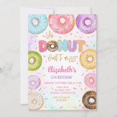 Donut-Geburtstags-Einladung Einladung (Vorderseite)