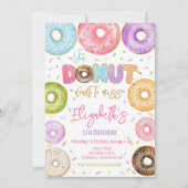Donut-Geburtstags-Einladung Einladung (Vorderseite)