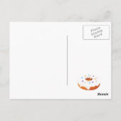 Donut-Geburtstagsfeier Postkarte (Rückseite)