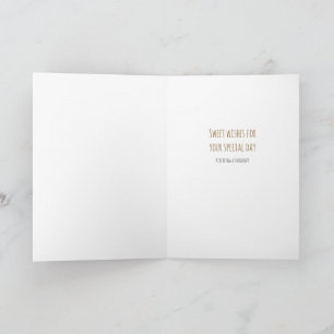 Donut gefaltete Geburtstagskarte  Karte