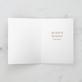 Donut gefaltete Geburtstagskarte  Karte