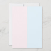 Donut Gender Reveal Einladung (Rückseite)