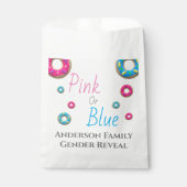 Donut Gender Reveal Geschenktütchen (Vorderseite)