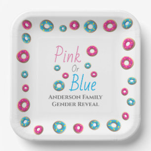 Donut Gender Reveal Pappteller