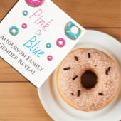 Donut Gender Reveal Serviette