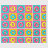 Donut Geschenkpapier (Flach)