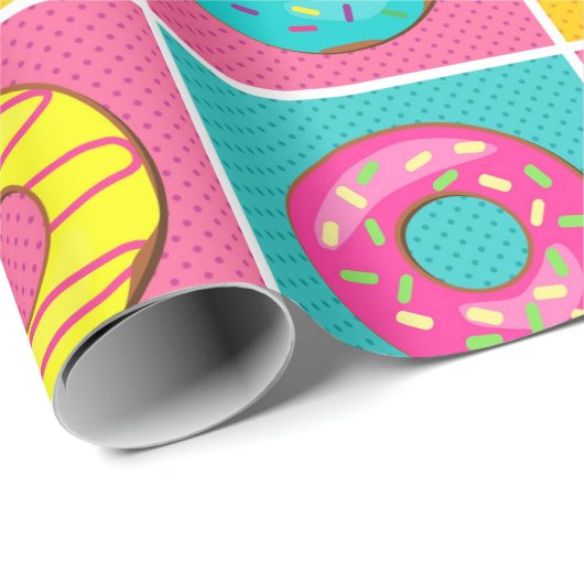 Donut Geschenkpapier (Rolleneckpunkt)