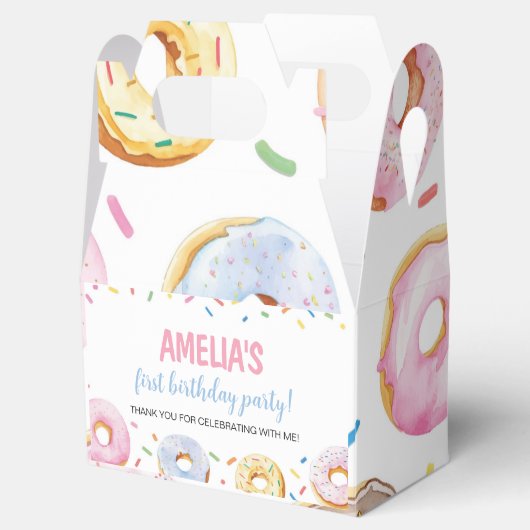 Donut Girl Birthday Gevor Box Geschenkschachtel (Geöffnet)