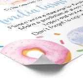 Donut Girl Birthday Time Kapsel Zeichen Poster (Ecke)