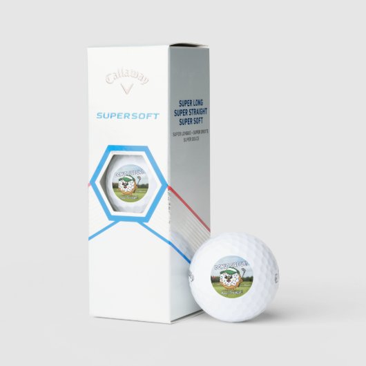 Donut Give Up Funny Golf Ball Pun Gift (Verpackung)