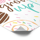 Donut Group Fun Decor Poster-Zeichen Poster (Ecke)