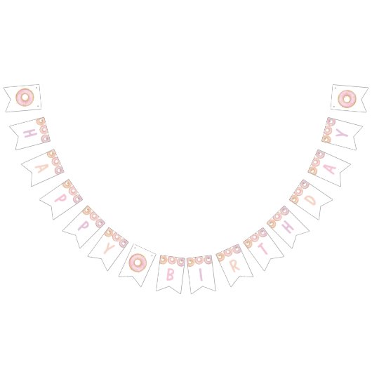 Donut Grow up glücklich Geburtstag Party Banner (Alle)