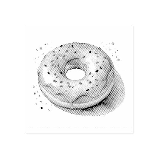 Donut Gummistempel (Prägung)