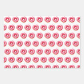 Donut Hearts of Liebe Geschenkpapier Set (Vorderseite)