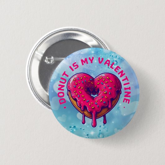 Donut Herz Button (Vorne & Hinten)