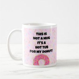 Donut Hot Tub Kaffee Tasse