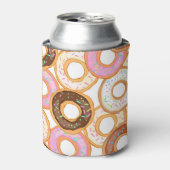 Donut Icing: Realistisches nahtloses Design Dosenkühler (Kanne Vorderseite)