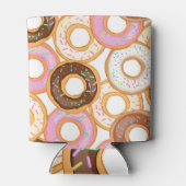 Donut Icing: Realistisches nahtloses Design Dosenkühler (Rückseite)