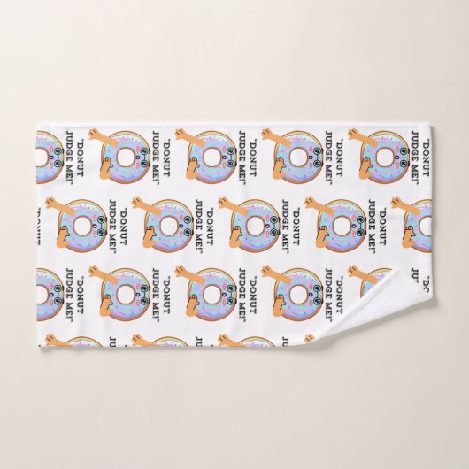 DONUT JUDGE ME BADHANDTUCH SET (Handtuch)