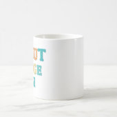 Donut Judge Me Funny Monogram Qoute Kaffeetasse (Mittel)