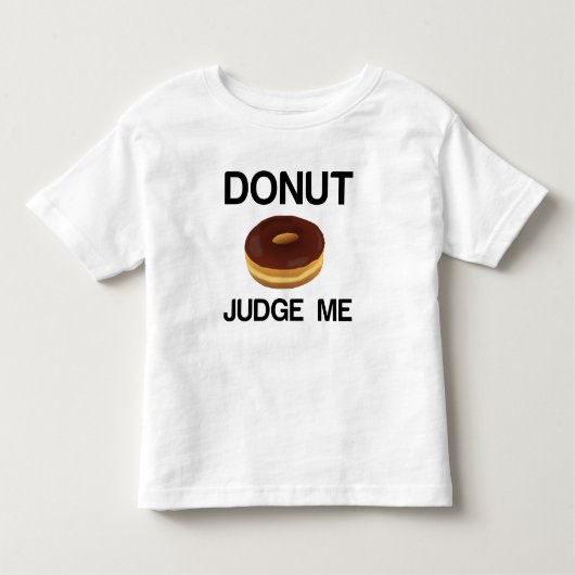 DONUT JUDGE ME KLEINKIND T-SHIRT (Vorderseite)