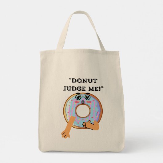 DONUT JUDGE ME TRAGETASCHE (Rückseite)