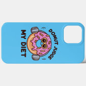 Donut Judge My Diet - Funny Spaß Case-Mate iPhone Hülle (Rückseite (Horizontal))