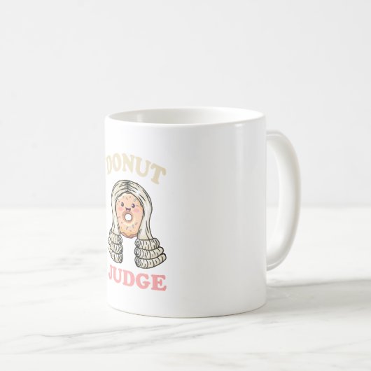 Donut Judge - Sweet Justice Kaffeetasse (VorderseiteRechts)