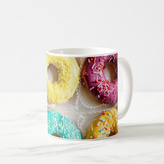DONUT-KAFFEE-TASSE KAFFEETASSE (VorderseiteRechts)