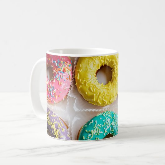 DONUT-KAFFEE-TASSE KAFFEETASSE (Vorderseite Links)