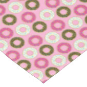 Donut Kid Geburtstag Niedlich Pink Tischdecke (Schrägansicht)