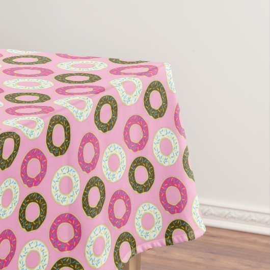 Donut Kid Geburtstag Niedlich Pink Tischdecke (Beispiel)