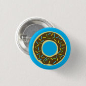 Donut Kids Geburtstagsparty Doughnut Button (Vorne & Hinten)