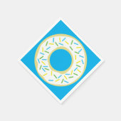 Donut Kids Geburtstagsparty Niedlich Serviette (Ecke)