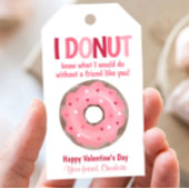 Donut Kids Valentine's day Geschenk Klassenzimmer Geschenkanhänger