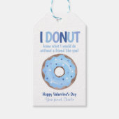 Donut Kids Valentine's day Geschenk Klassenzimmer Geschenkanhänger (Vorderseite)