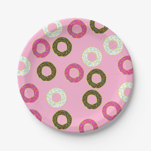 Donut Kindergeburtstag Pappteller