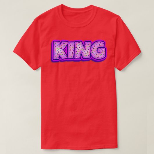 Donut King Baker Donuts Lover Baking Royalty Baked T-Shirt (Design vorne)