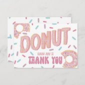 Donut Know How Dankeskarte (Vorne/Hinten)