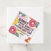 Donut Know Valentine Geschenkanhänger (Beispiel)