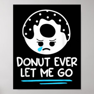 Donut Lass mir je eine Hochzeitsheiratsbrille und Poster