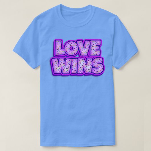 Donut Liebe gewinnt Baker Donuts Lover Backbake T-Shirt (Design vorne)