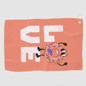Donut Liebe Golfhandtuch (Horizontal)
